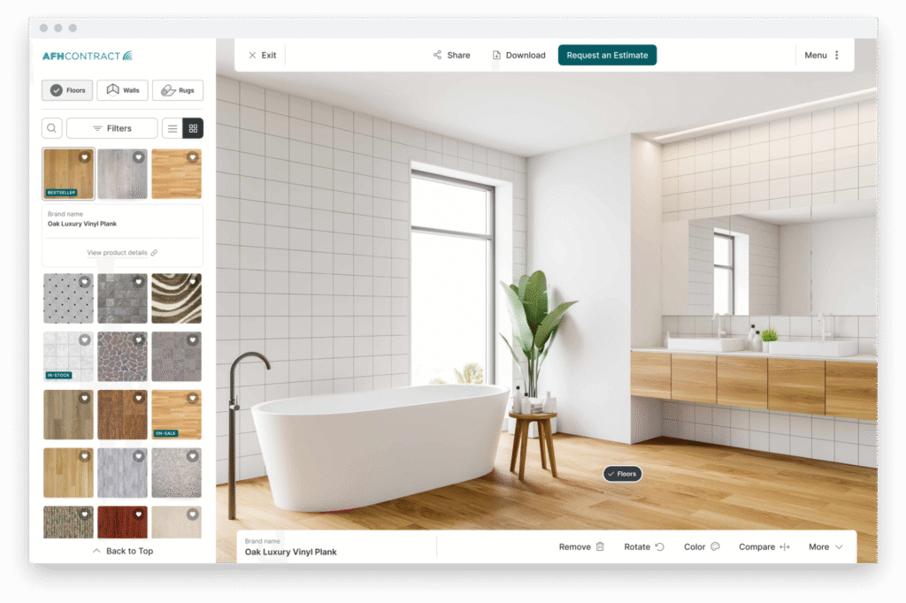 Flooring visualizer